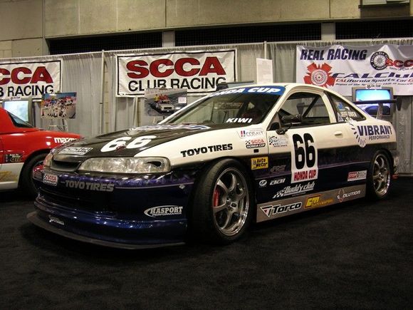 #66 JDM Type R built for SCCA Honda Cup Series. At LA Auto Show 2005