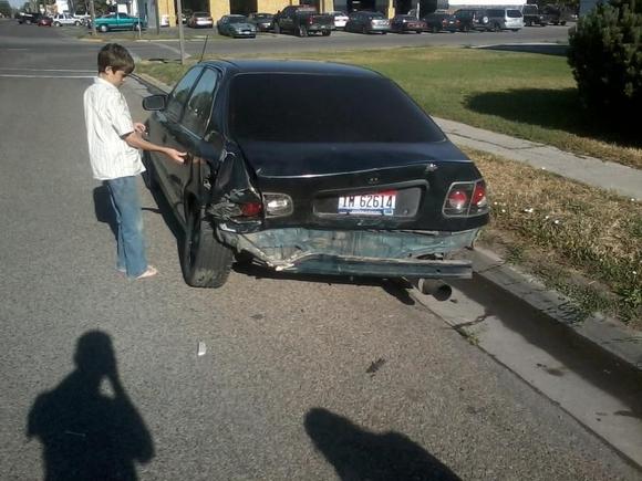 Driver side rear door cant be opened