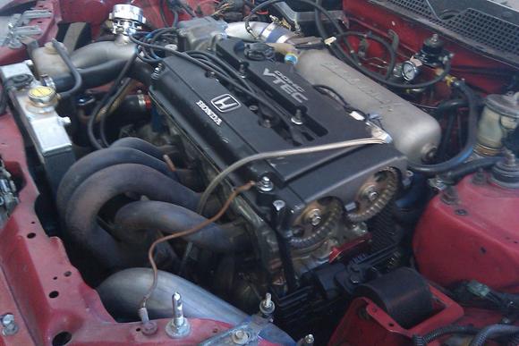 Side view b series turbo