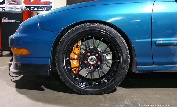 K-sport 13" Brakes with custom floating 2-pc rotors