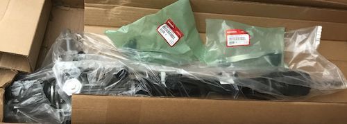 New (reman) Honda P/S rack & outer TREs