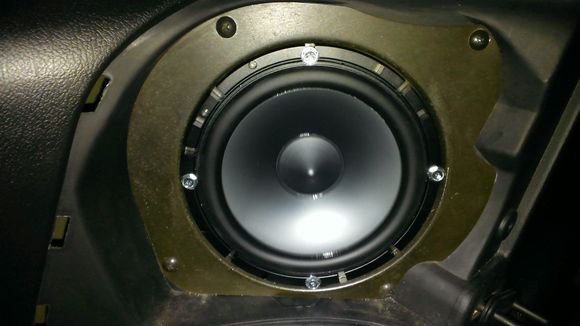 Rear speakers, upgraded.  The ones in there were OEM Honda that looked pretty bad ass for being stock.  I'll get a picture soon.
