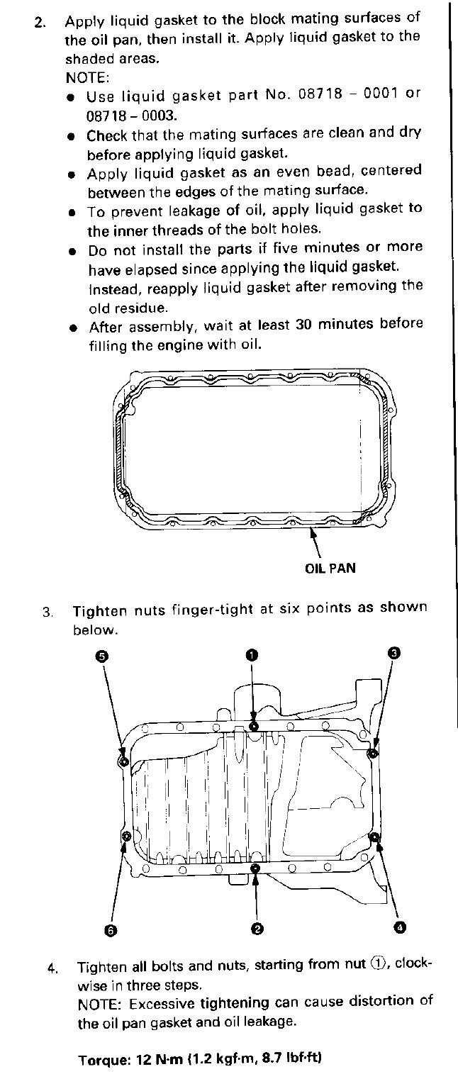 D16Y8 oil pan installation HondaTech Honda Forum Discussion