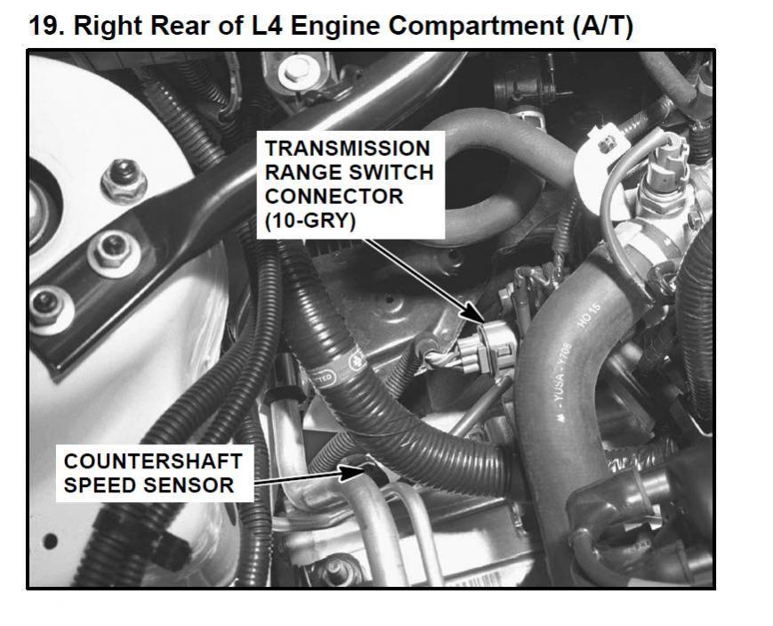98 Honda Accord transmission range sensor codes HondaTech Honda