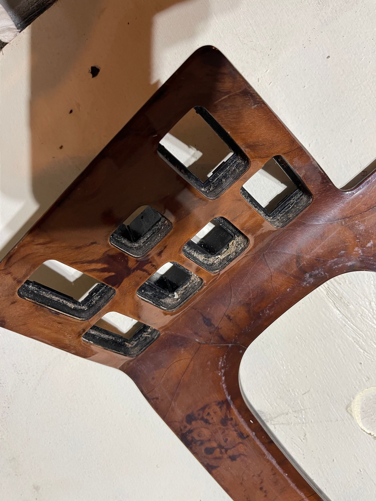 Interior/Upholstery - Wood shifter bezel trim deck switch plate - Used - 1998 to 2004 Land Rover Discovery - West Chester, OH 45069, United States