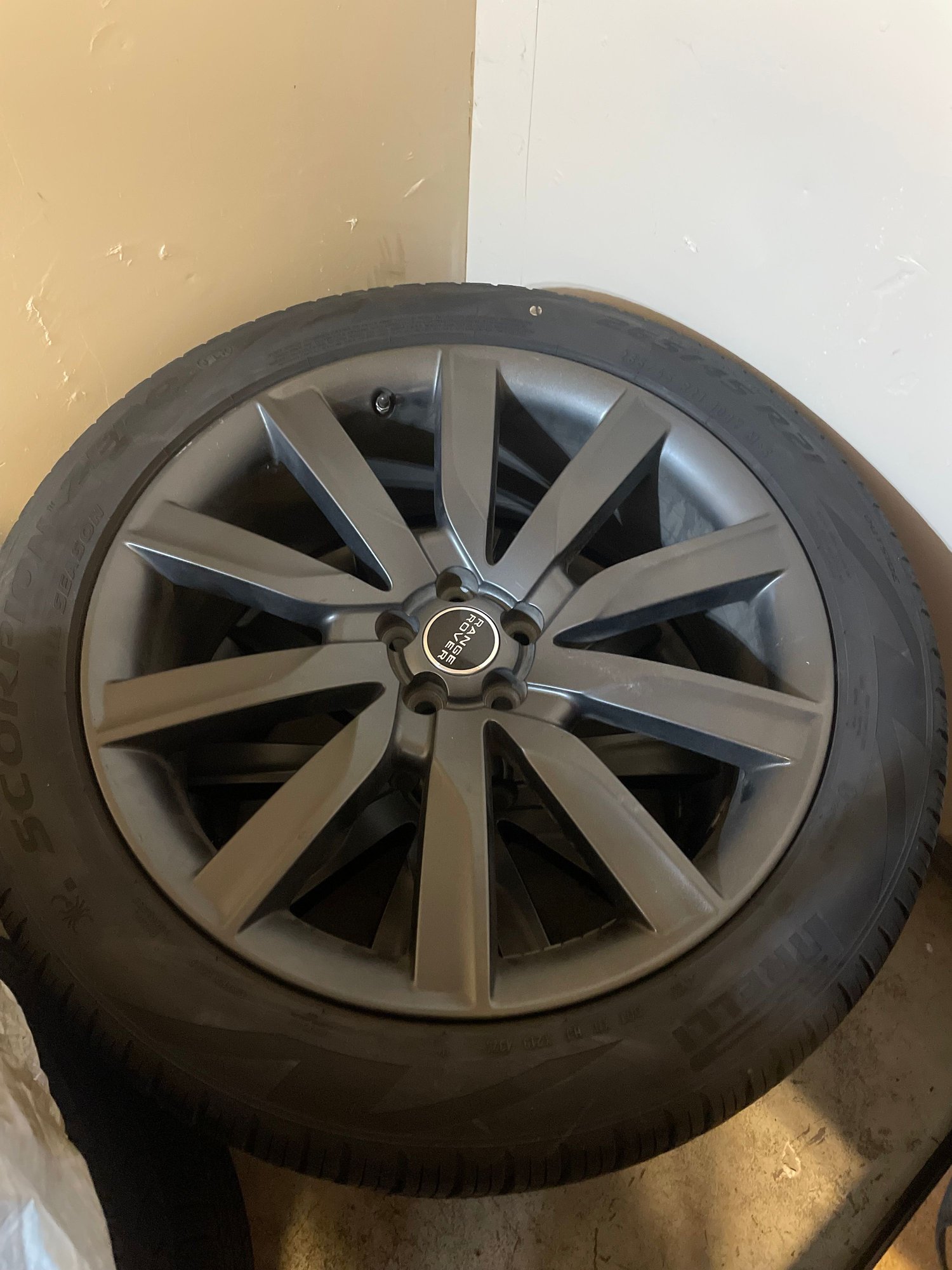 Wheels and Tires/Axles - [NorCal] 21” Wheels with Pirellis, Like New, RR Velar dark grey/gunmetal OEM wheels - Used - All Years Land Rover Range Rover Velar - All Years Any Make All Models - Fremont, CA 94538, United States