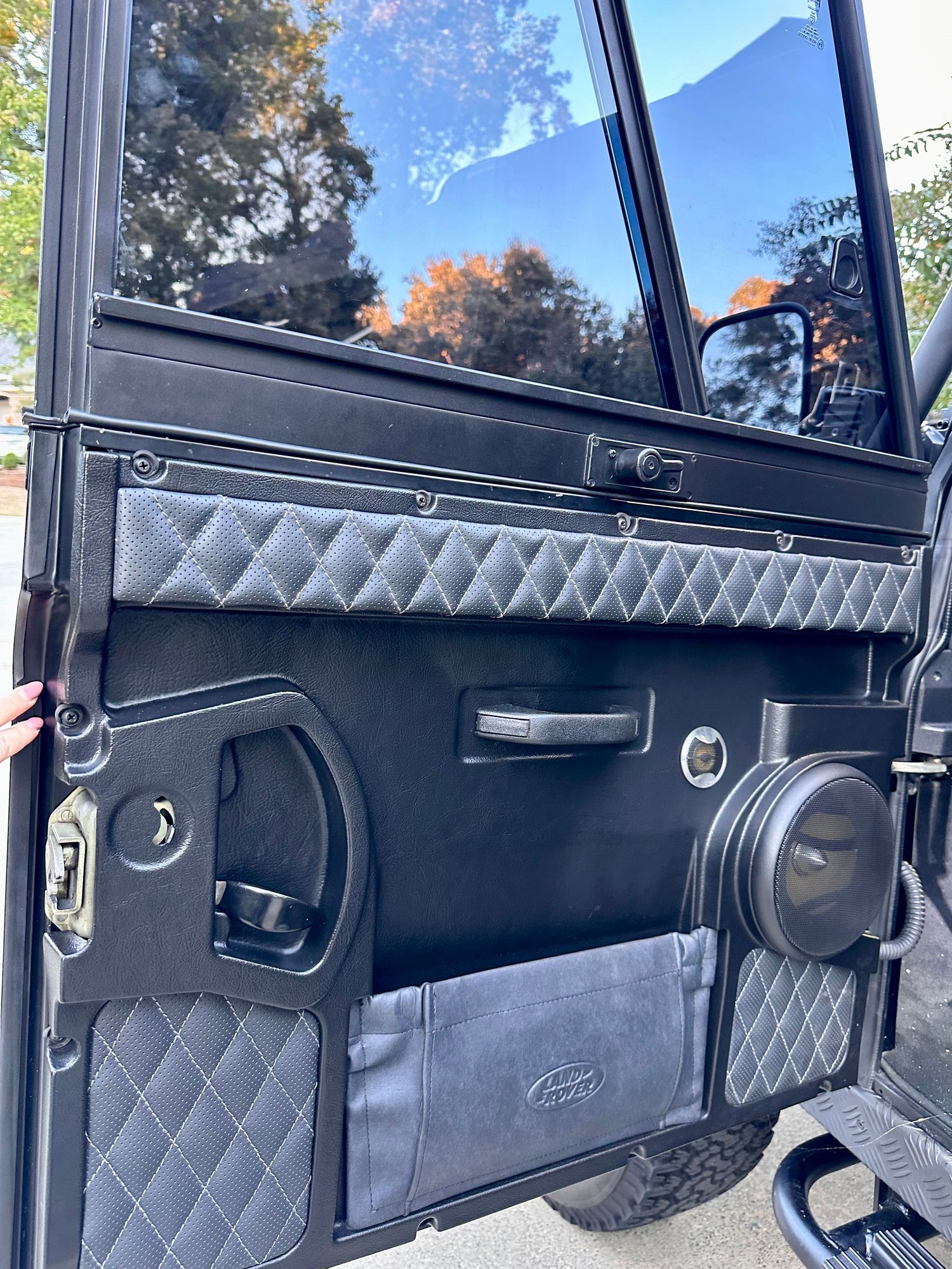 1997 Land Rover Defender 90 - ALL CUSTOM Matte Black, luxurious interior - Used - VIN Saldv2240va117988 - 66,500 Miles - 8 cyl - Automatic - SUV - Black - Roswell, GA 30075, United States