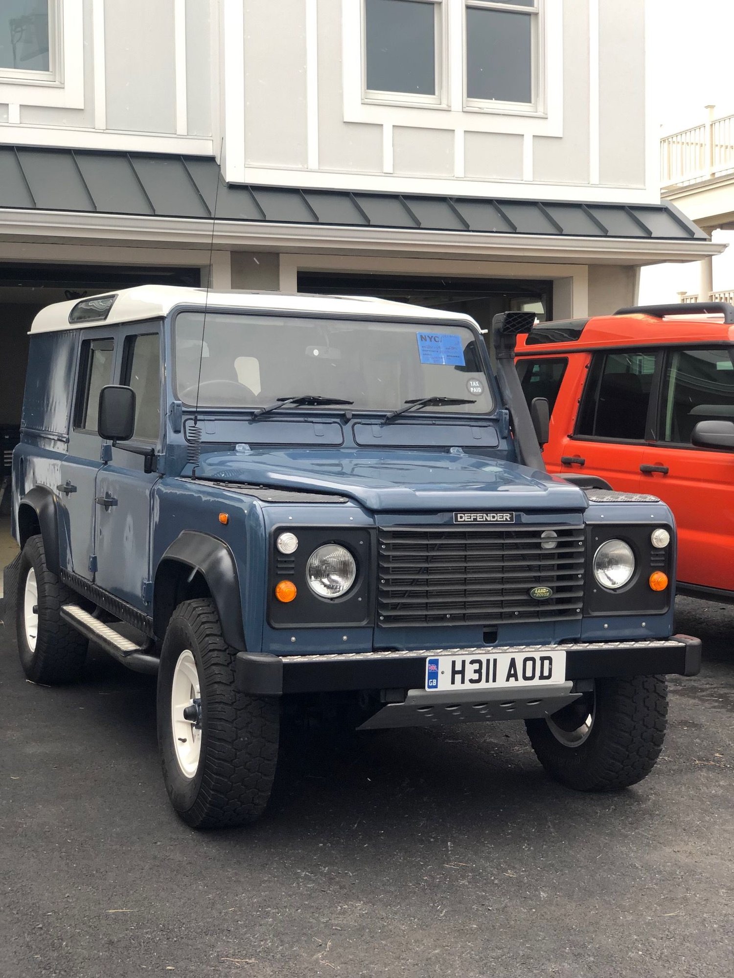 1990 Land Rover Range Rover - 1990 Land Rover Defender 110 UK Spec RHD - Used - VIN SALLDHMB7FA440603 - 4 cyl - 4WD - Manual - Wagon - Blue - Fair Haven, NJ 07704, United States
