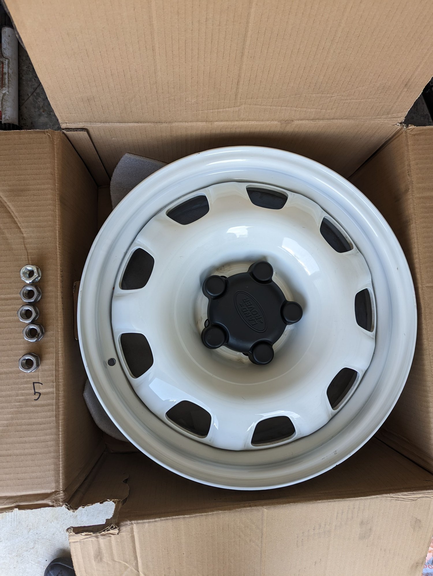 Wheels and Tires/Axles - White defender steelies - 5 - Used - 2020 to 2024 Land Rover Defender 110 - Pass Christian, MS 39571, United States