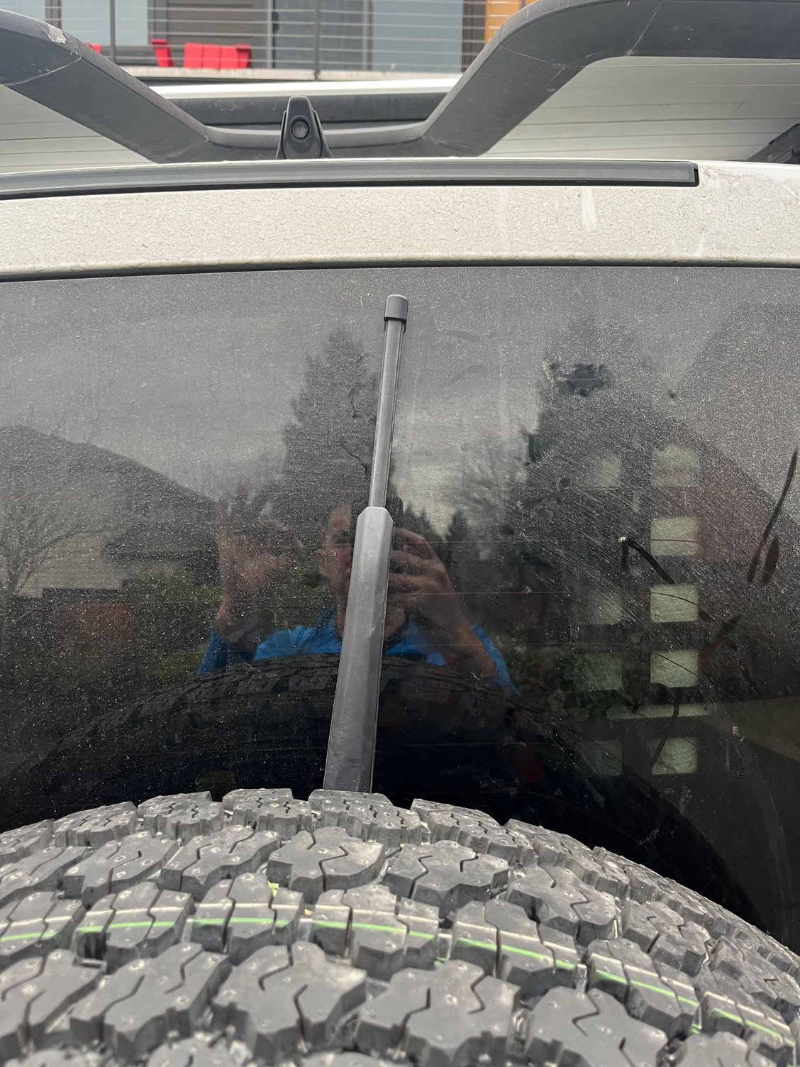 Service position for wipers. 