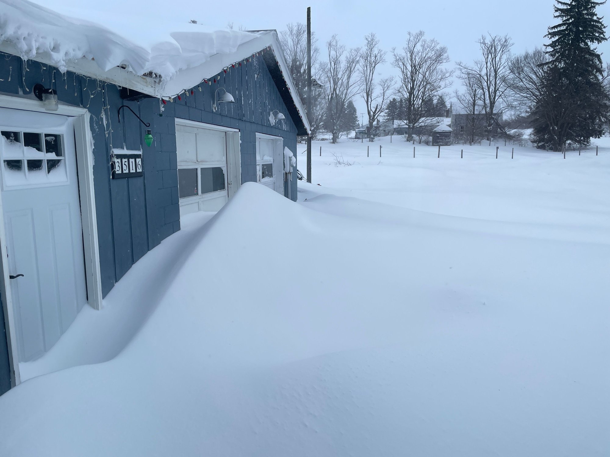 This was Monday morning. We did not get into work on Monday.b 5 hours to get out of the garage!