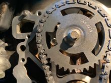Dry timing chain 