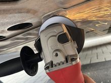 Bonus points if you encounter an over tightened/cross threaded bolt down there. Fun. 