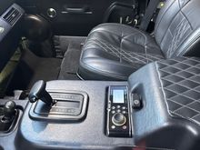 Quilted leather front seats 