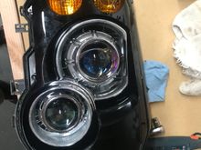 Added a high beam only projector for the high beam slot. Will be switched like an aux light