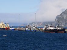 Mid September 2015: Entering Dutch Harbor