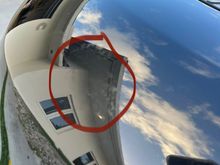 Hard to see unless you zoom… but I can’t tell if it’s oxidation or a paint defect? But when I picked up car the lighting wasn’t as it is in the morning. We noticed this the next morning. 