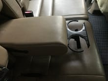Bsck seat cup holders working condition.