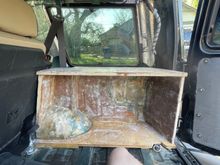 In truck without face