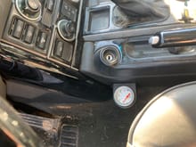 his attempt at a transmission temperature gauge