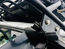 Roof rack got pushed by tree when backing up