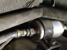 Completed Fuel Filter Installation