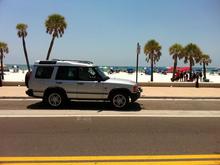 At the beach on the Golf of Mexico in Tampa Bay