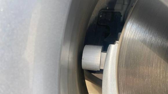 With 20" alloy in place 