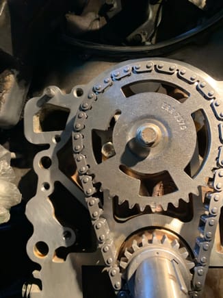 Dry timing chain 