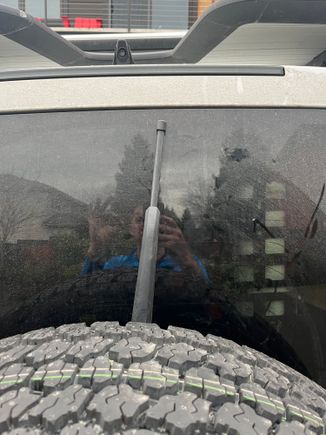 Service position for wipers. 