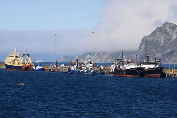 Mid September 2015: Entering Dutch Harbor