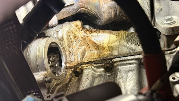 With the starter removed