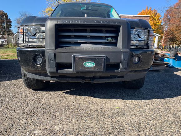 Front and rear brush guards I bought from Atlantic British genuine OEM. I have proof of it. They were installed by the person who was supposed to restore it