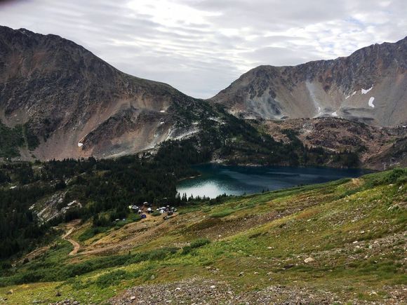 Molybdenite Lake at 7000 ft