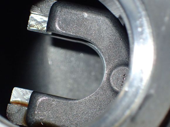 A closer view of the solenoid forks