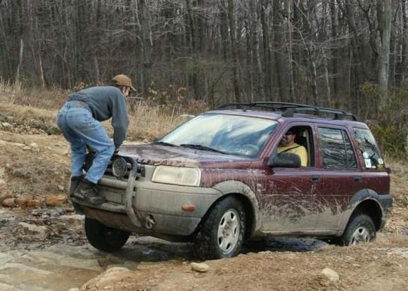 Harold giving John a little extra traction