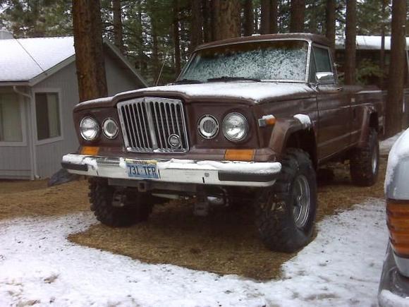 My last Jeep &quot;The High Plains Drifter&quot;. This is painted on script across the tailgate incase there is any question that the truck is the &quot;High Plains Drifter&quot;!!!