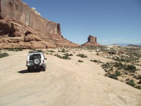 Merrimac and Monitor Buttes near Moab