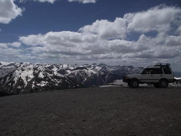 At Oh! Point along the Engineer Pass trail on June19, 2011.