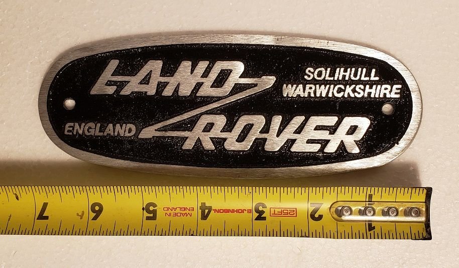 Exterior Body Parts - __ Land Rover Solihull Rear Tub Badges Qty 2 Available - Used - 1960 to 0 Land Rover All Models - Eugene, OR 97405, United States
