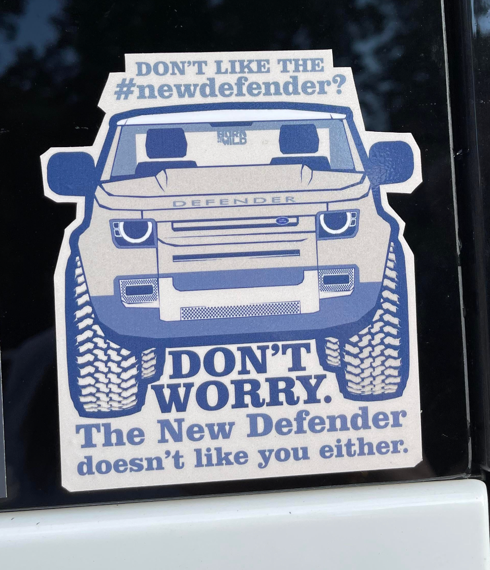 IF YOU CANT GET THERE IN A LAND ROVER STICKERS GRAPHICS decal 