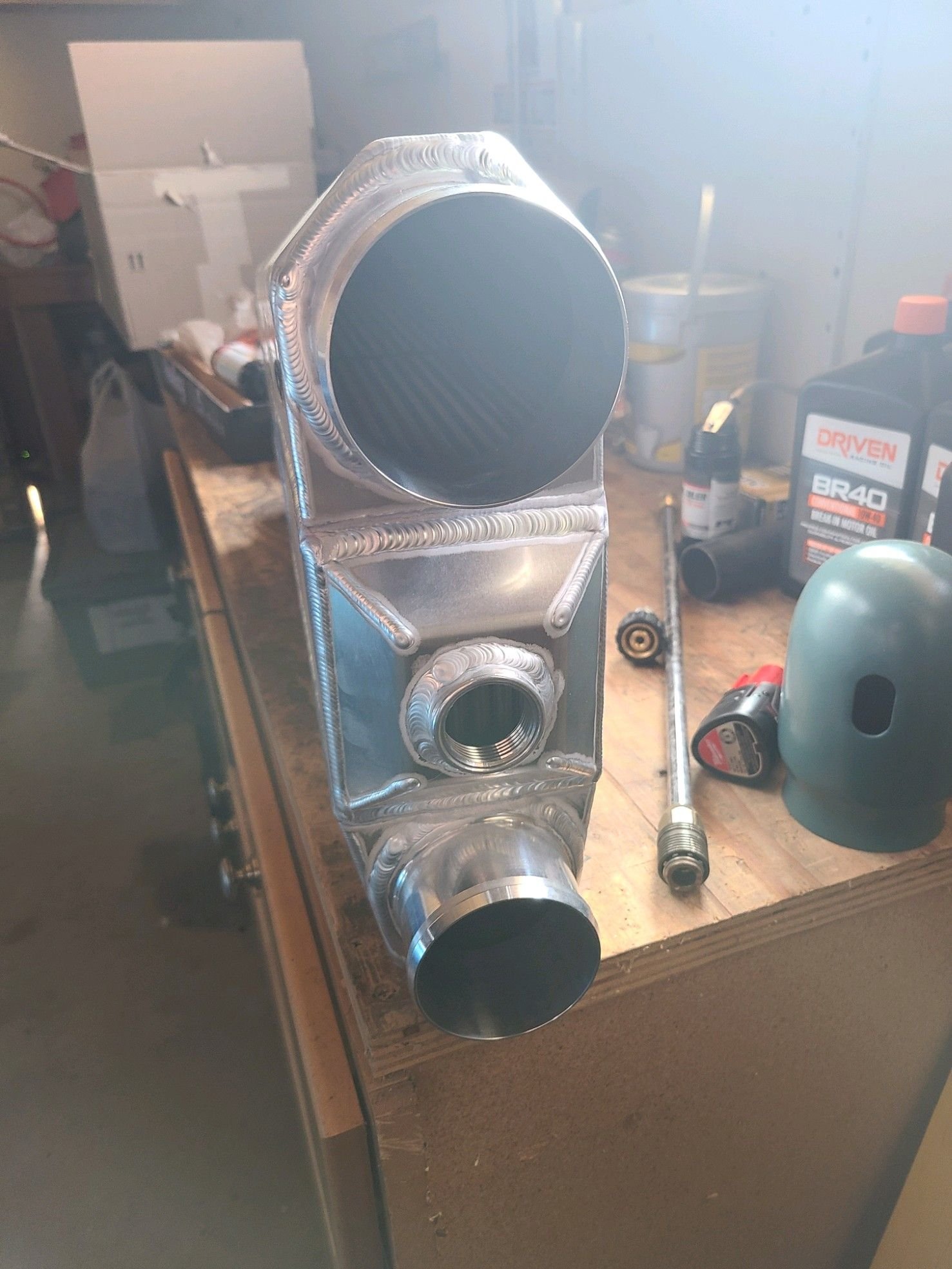 Shearer Fab A2W Twin Turbo Intercooler 2000HP with Tank NEW LS1TECH