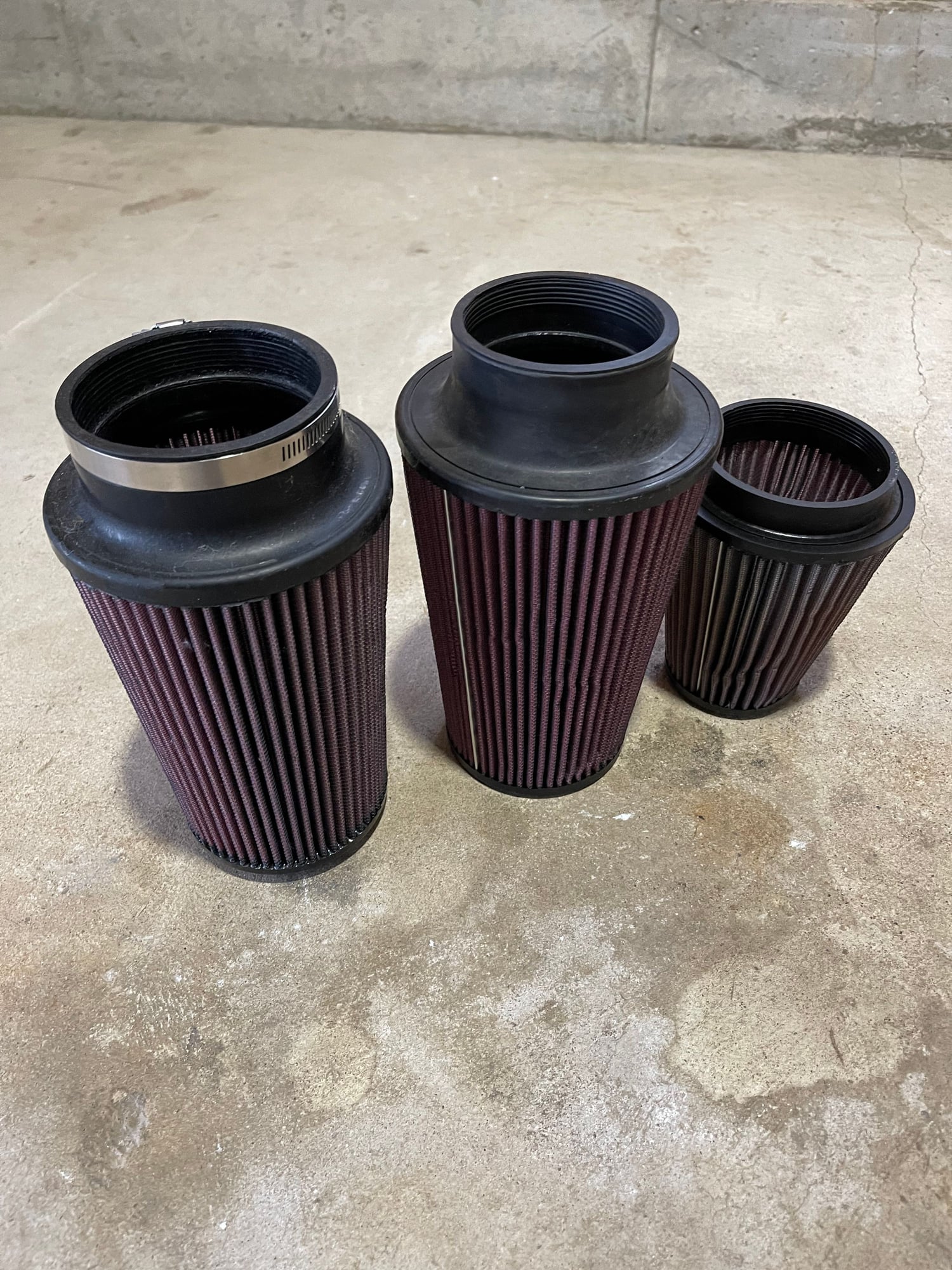 Engine - Intake/Fuel - (3) 4 Inch Air Filters K&N - New - 0  All Models - Lowell, MI 49331, United States