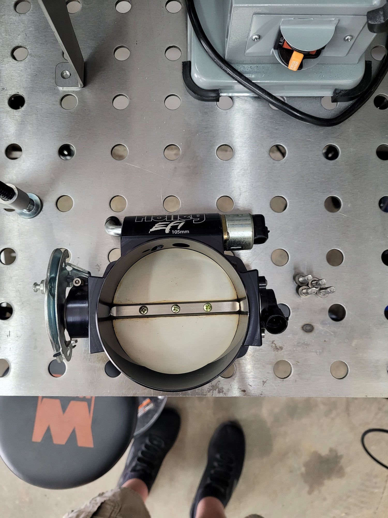 Engine - Intake/Fuel - holley 112-581 105mm TB (tapered) DBC - Used - 0  All Models - Cornelius, NC 28031, United States