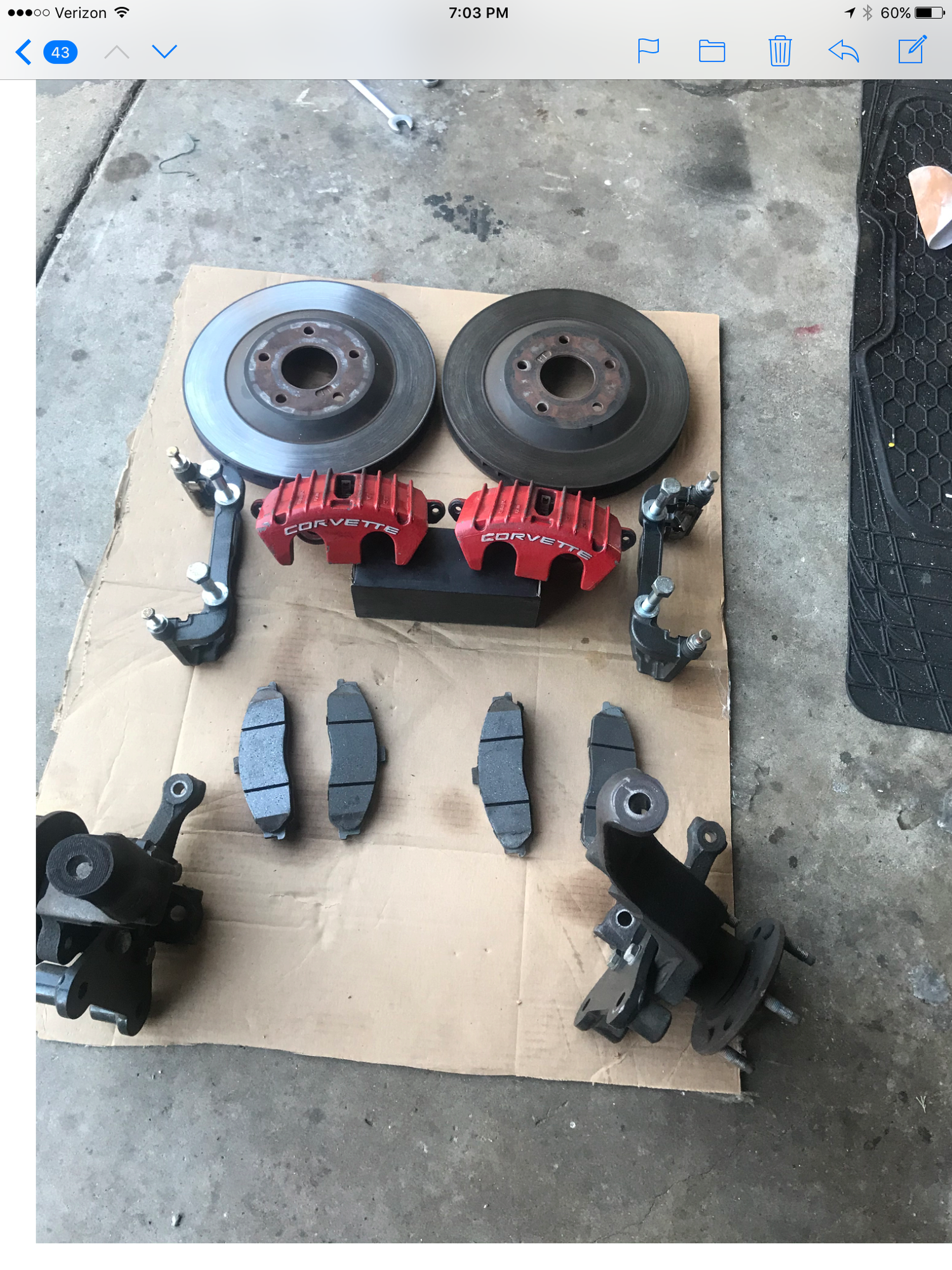  - C5 C6 Complete 4th Gen upgrade including Umi 2120 brackets, complete front brakes - Marlton, NJ 08053, United States