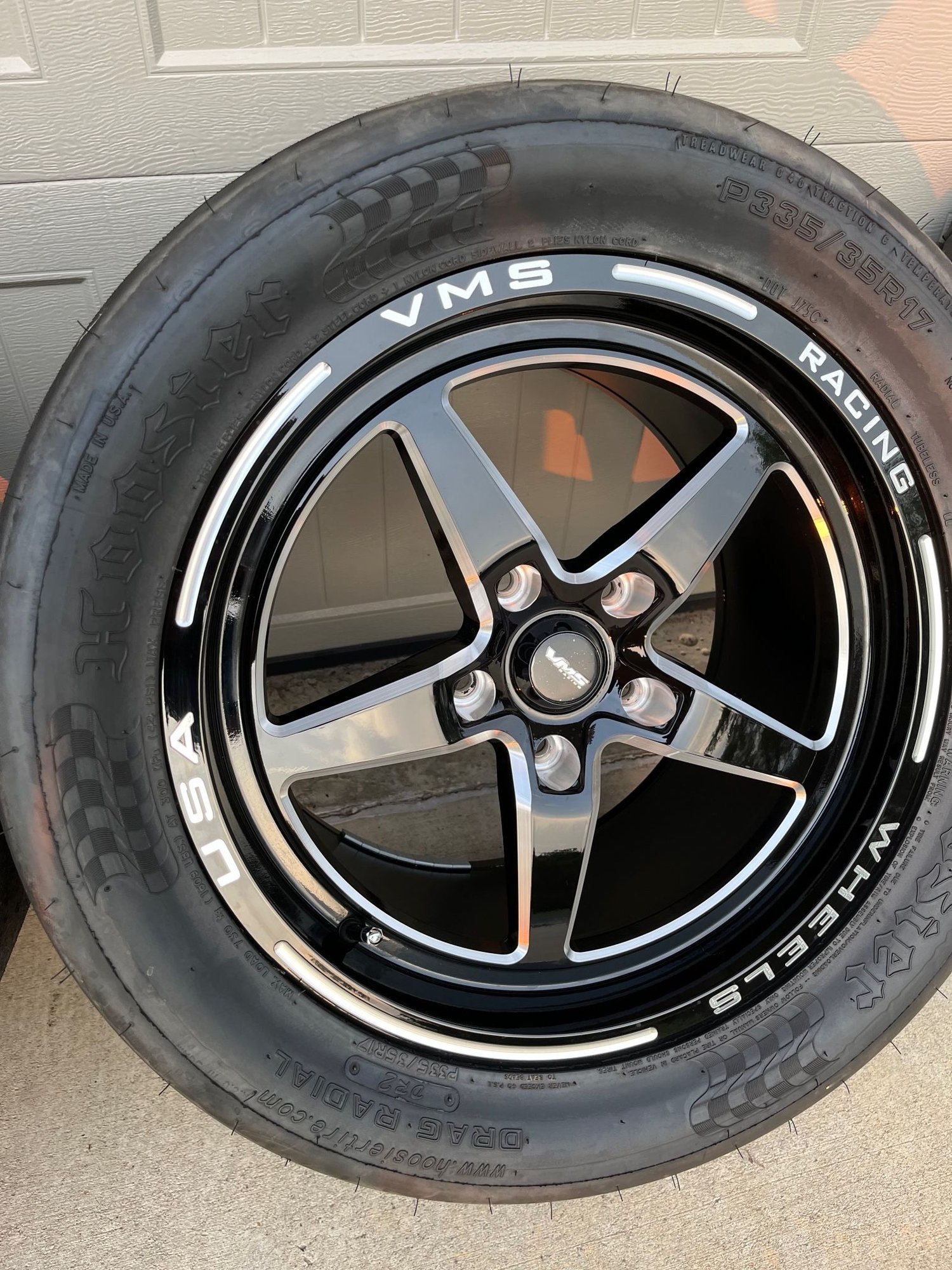 Wheels and Tires/Axles - VMS Racing - Wheels & Tires - Drag Pack - Oklahoma  LIKE NEW - Used - 2005 to 2013 Chevrolet Corvette - Poteau, OK 74953, United States