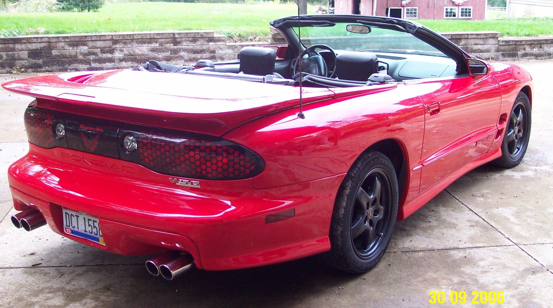 2002 Pontiac Firebird - 1st TA WS6 Convertible to have a hatchback spoiler - Used - VIN 2G2FV32G222154867 - 85,785 Miles - 8 cyl - 2WD - Manual - Convertible - Red - Salem, OH 44460, United States