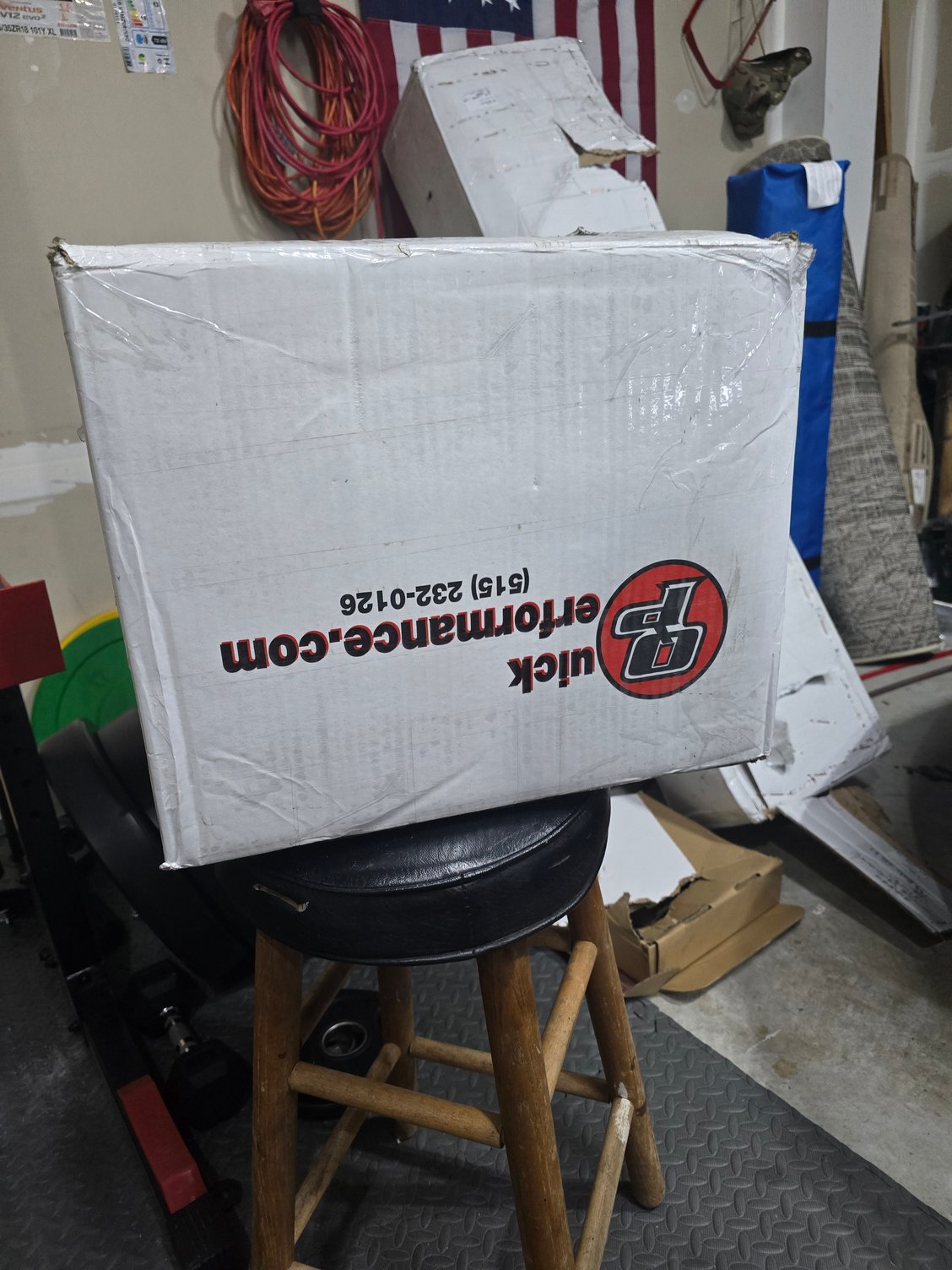 Center sextion shipped inna separate box