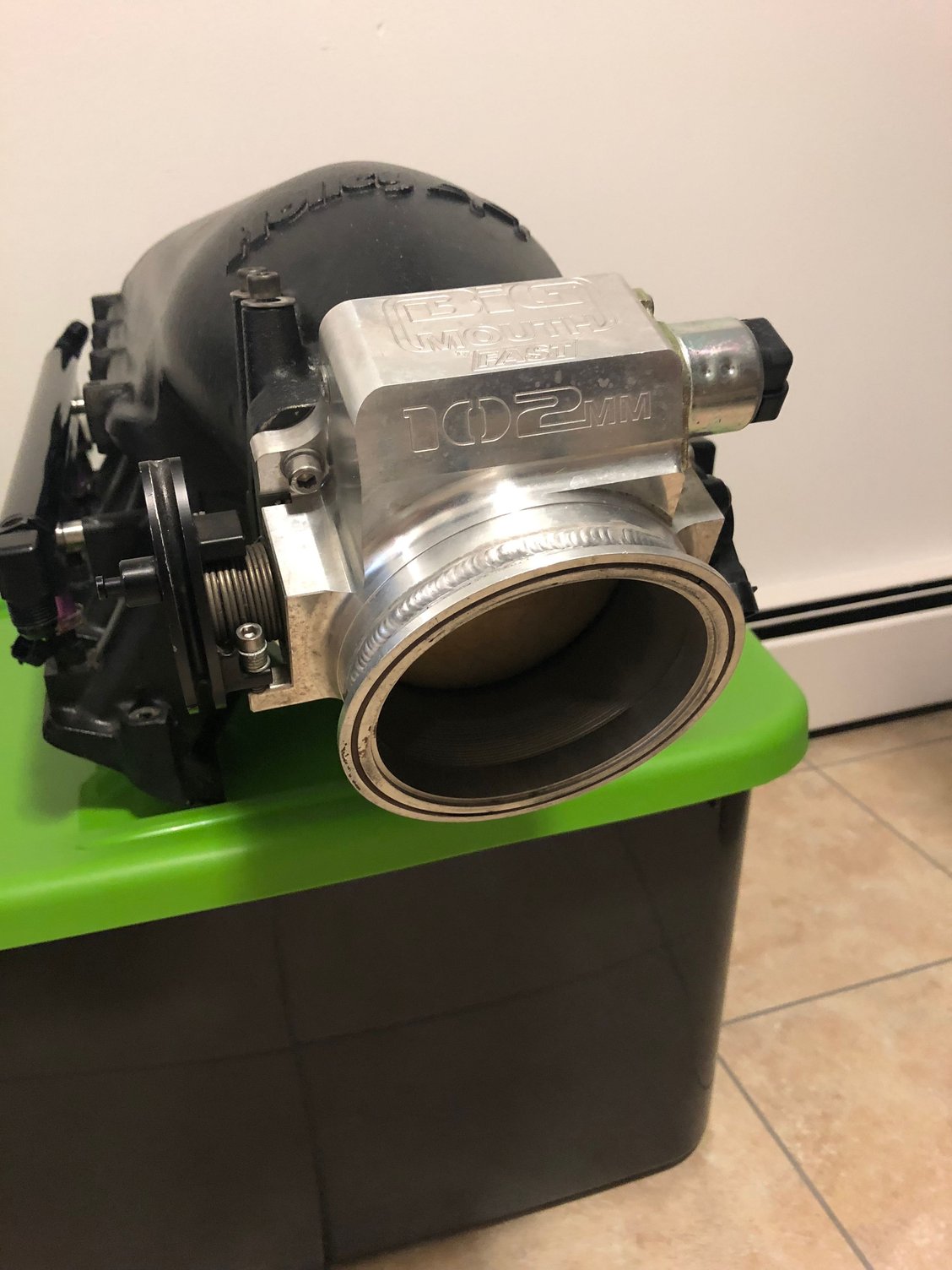  - Holley high ram EFI intake with 102 fast big mouth TB - Liverpool, NY 13088, United States