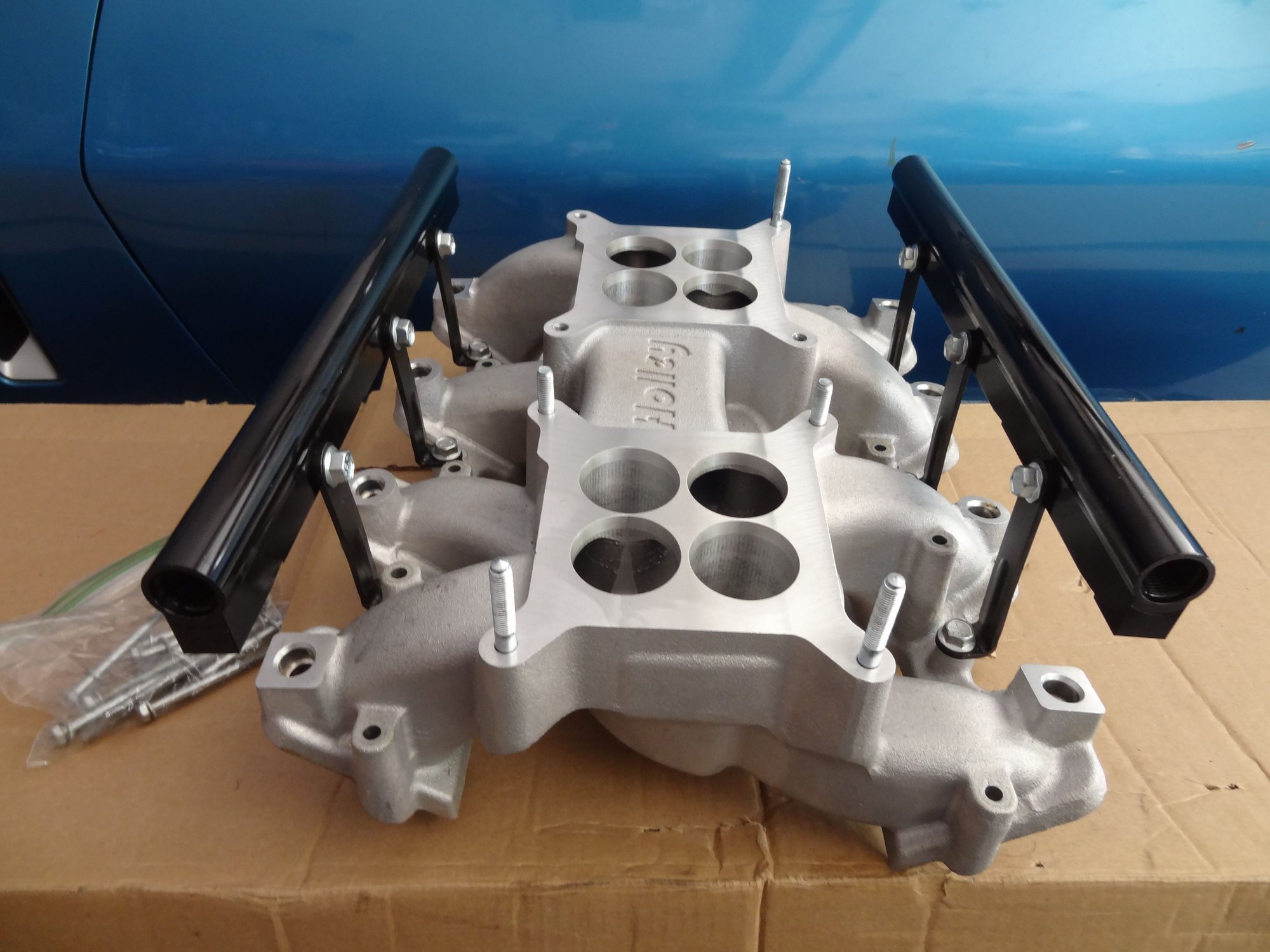 Holley LS 2x4 Dual Plane FI Manifold with Fuel Rails LS1TECH Camaro